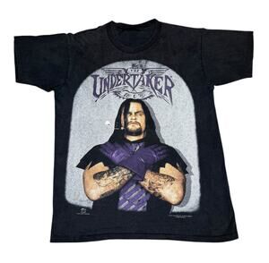 Vintage 90s WWE WWF The Undertaker Tombstone T-Shirt